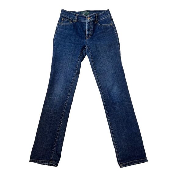 RALPH Lauren Modern Straight Curvy in a size 4 medium wash- never worn- - Picture 1 of 16